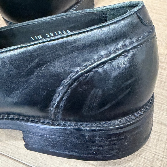 Cole Haan Men 11M Black Classic Penny Loafer Leather Shoes Sq Toe Slipon C04715 - Picture 16 of 16